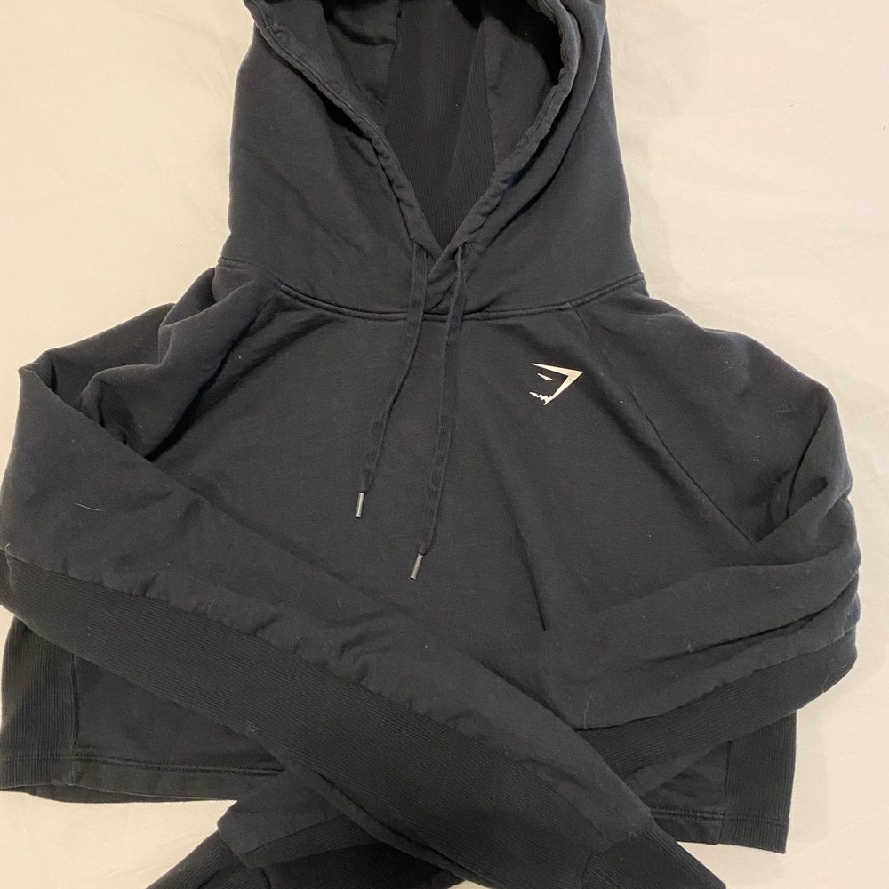 Gymshark cropped training hoodie